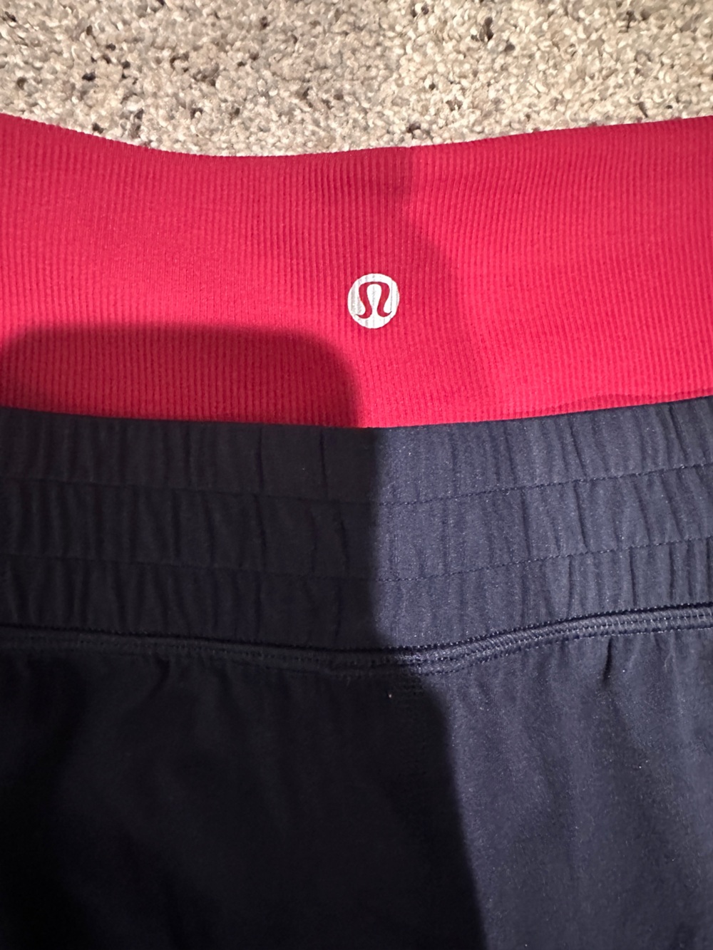 NWT Lululemon Align Ribbed-Waist Jogger True Navy/ Raspberry Rave Size 6 - Picture 6 of 10